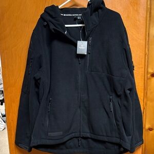 Black BATESON Tactical Performance Fleece Hoodie Jacket